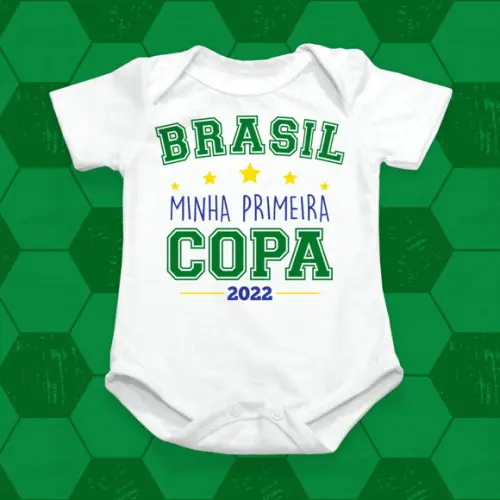 Arte Digital Body Sublimação Copa do Mundo - Primeira Copa