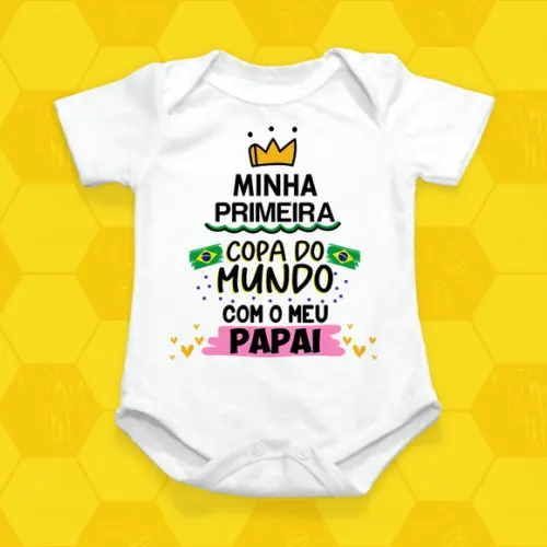 Arte Digital Body Sublimação Copa do Mundo - Primeira Copa