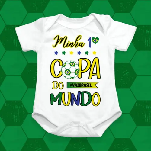 Arte Digital Body Sublimação Copa do Mundo - Primeira Copa
