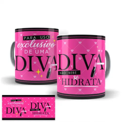 Arte Caneca Amiga - para Uso Exclusivo de Uma Diva
