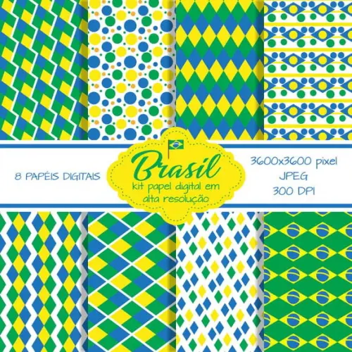 Kit Papel Digital Copa Brasil