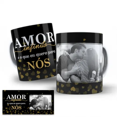 Arte Digital Caneca Dia dos Namorados com Foto