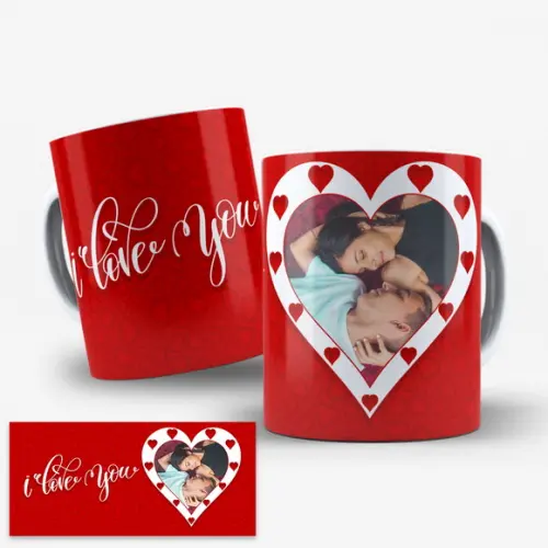 Arte Digital Caneca Dia dos Namorados com Foto