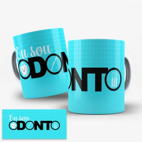 Arte Digital Caneca Profissão Odontologia