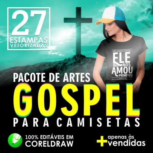 Pacote de Artes Evangelicas para Camisetas