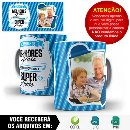Arte para Caneca Vovo