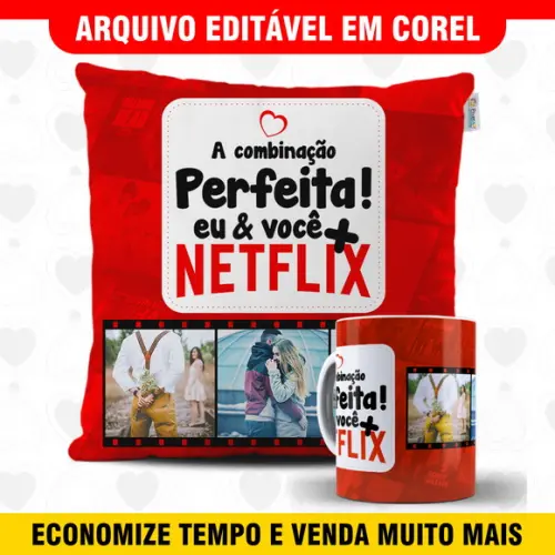 Arte para sublimação dia dos namorados Kit Caneca e Almofada