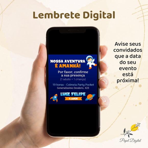 Lembrete Digital Astronauta