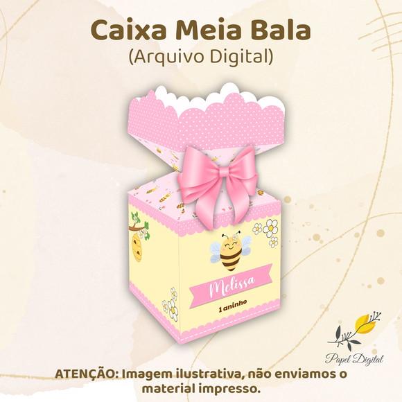 Caixa Meia Bala (arquivo Digital) Abelhinha