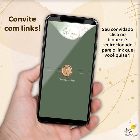 Convite Interativo 15 Anos