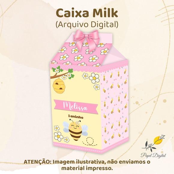 Caixa Milk (arquivo Digital) Abelhinha