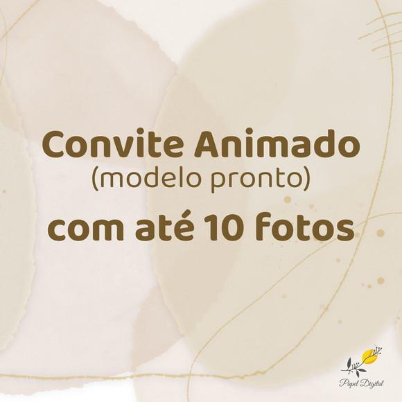 Exclusivo para Convite Animado com até 10 Fotos