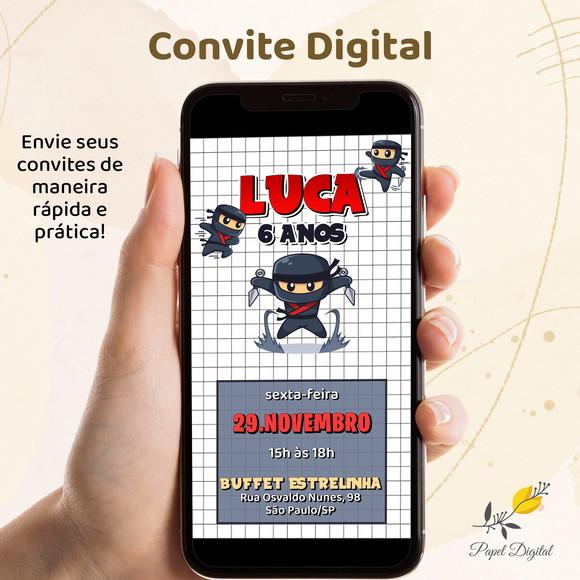 Convite Digital Ninja
