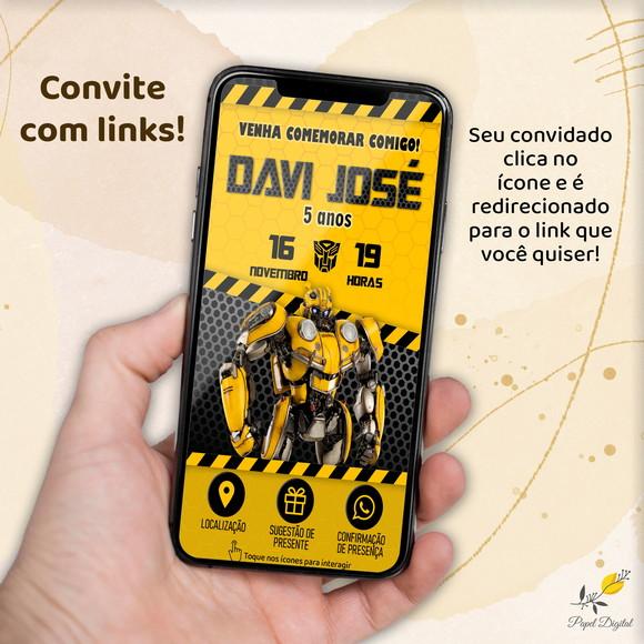 Convite Interativo Bumblebee