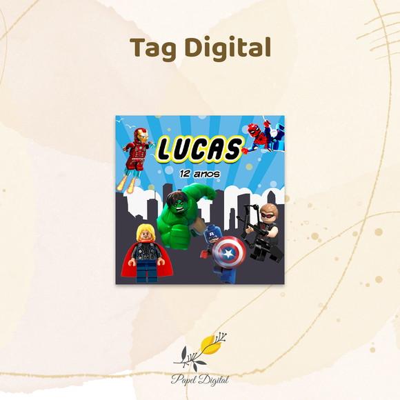 Tag Digital Lego Marvel Modelo 2