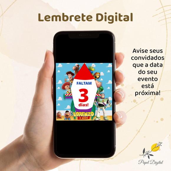 Lembrete Digital Toy Story
