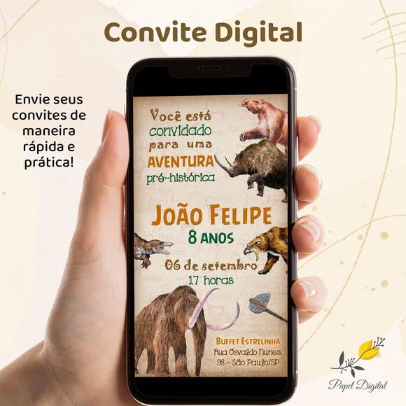 Convite Digital Era Jurássica