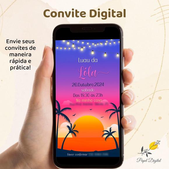 Convite Digital Tardezinha Modelo 3