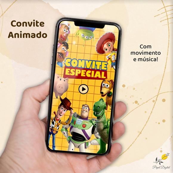 Convite Animado (vídeo) Toy Story