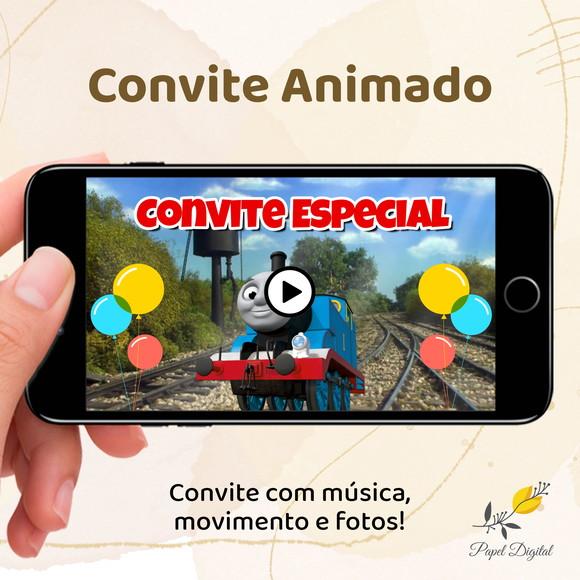 Convite Animado (vídeo) Thomas