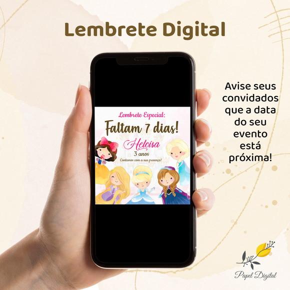Lembrete Digital Princesas