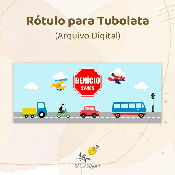 Rótulo de Tubolata (arquivo Digital) Meios de Transporte
