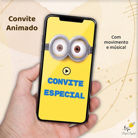 Convite Animado (vídeo) Minions