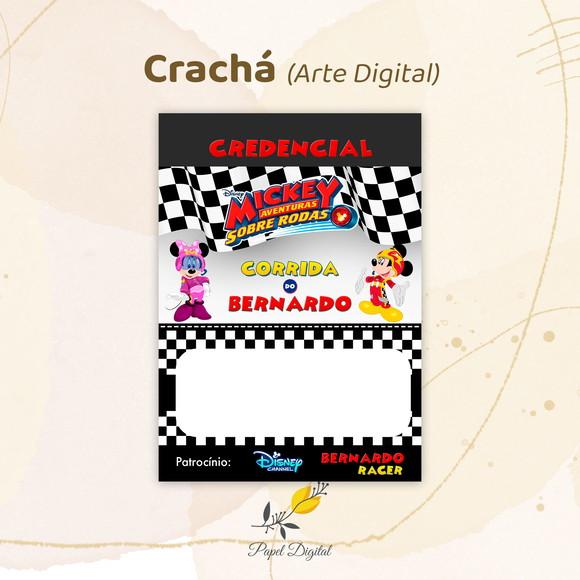 Rótulo Digital Mickey (credencial)
