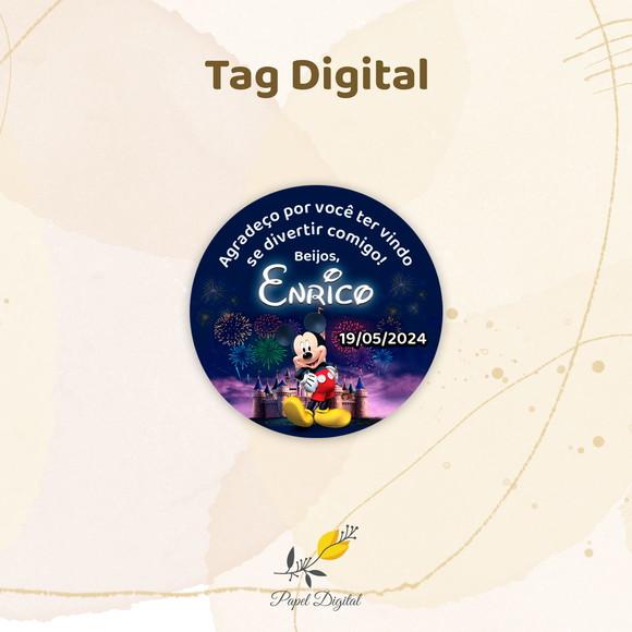 Tag Digital Mickey Modelo 4