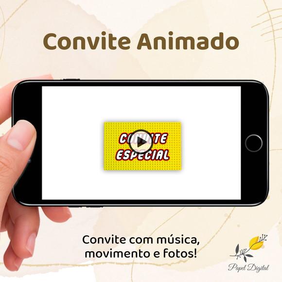 Convite Animado (vídeo) Lego Movie 2