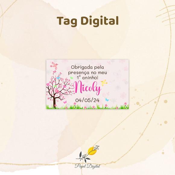 Tag Digital Jardim Modelo 6