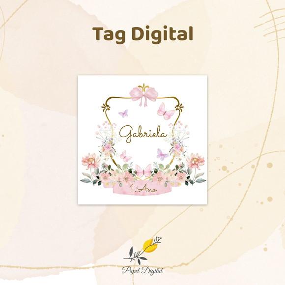 Tag Digital Jardim Modelo 7