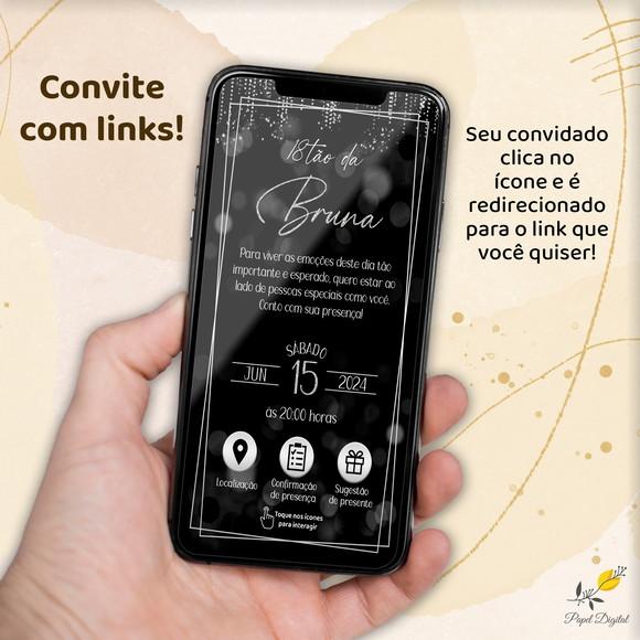 Convite Interativo Aniversário Modelo 4