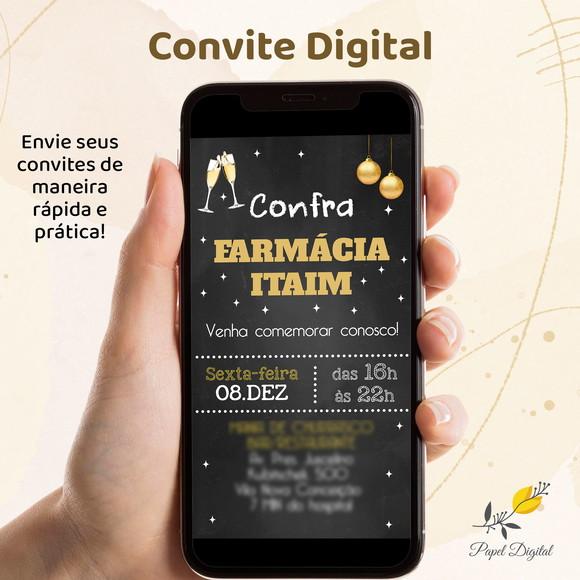 Convite Digital Confraternização Modelo 2