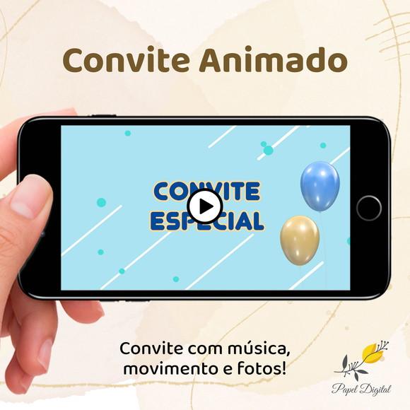 Convite Animado (vídeo) 2 Temas