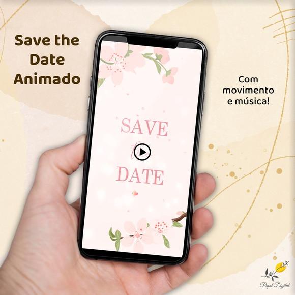 Save The Date Animado (vídeo) 15 Anos Modelo 4