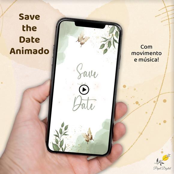 Save The Date Animado (vídeo) 15 Anos Modelo 5