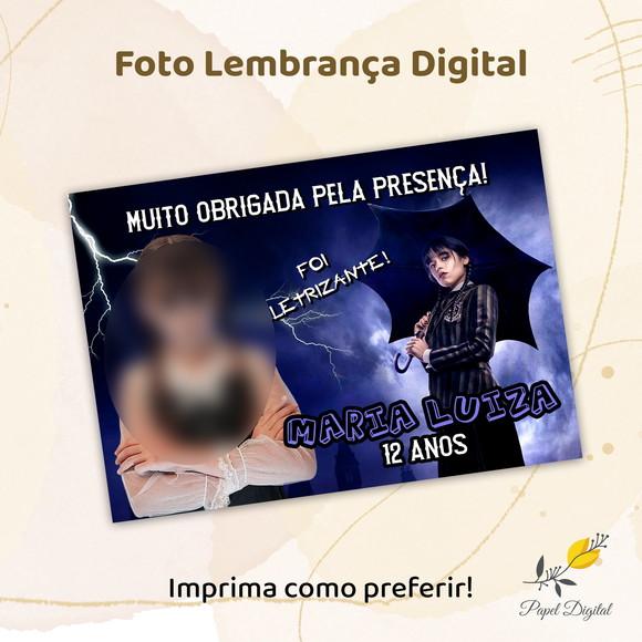 Foto Lembrança Digital Wandinha