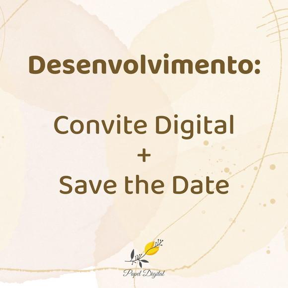 Exclusivo para Desenvolvimento de Convite + Save The Date