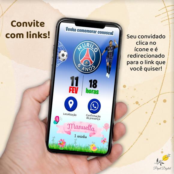 Convite Interativo 2 Temas à Escolha
