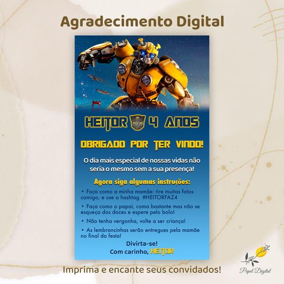 Agradecimento Digital Transformers