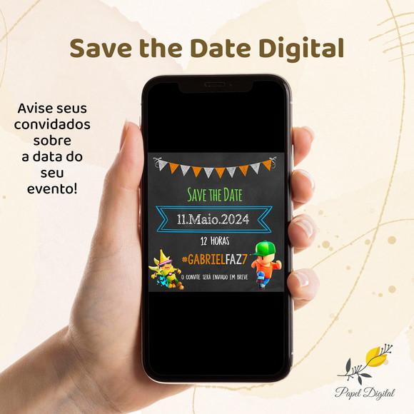 Save The Date Digital Stumble Guys