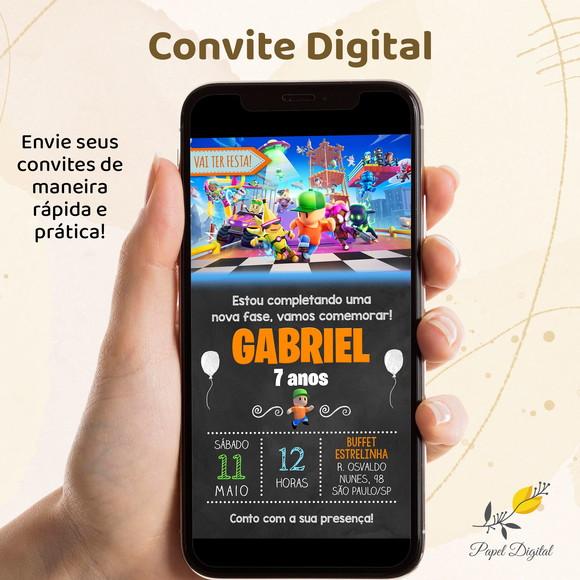 Convite Digital Stumble Guys