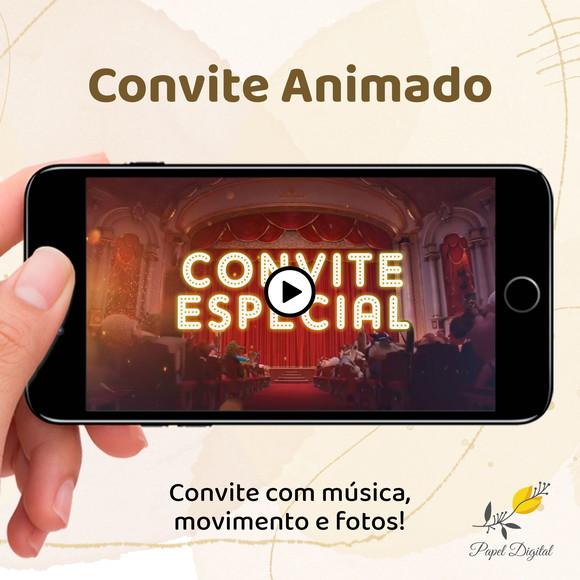 Convite Animado (vídeo) Sing
