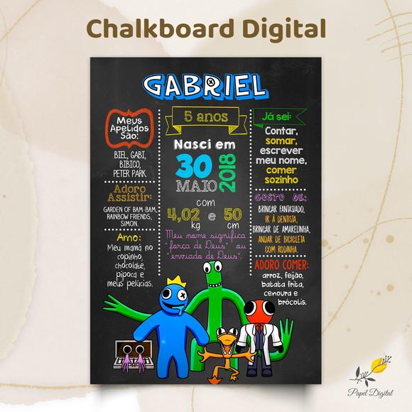 Chalkboard Digital Roblox Modelo 2