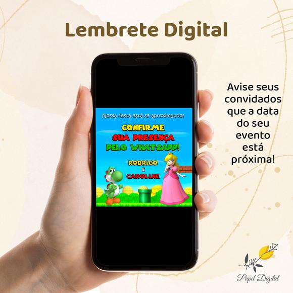 Lembrete Digital Super Mario