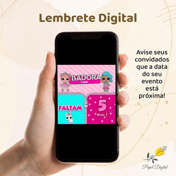 Lembrete Digital Lol Modelo 1