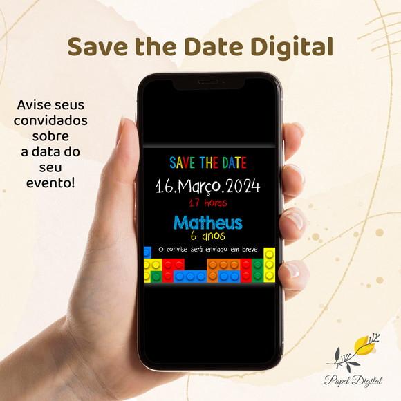 Save The Date Digital Lego