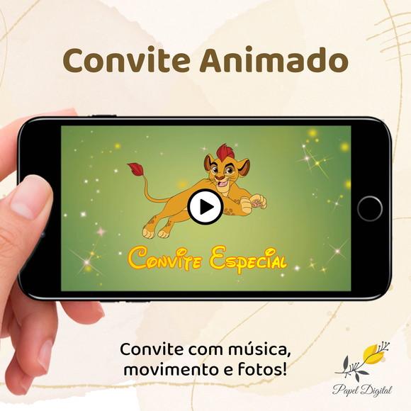 Convite Animado (vídeo) Guarda do Leão