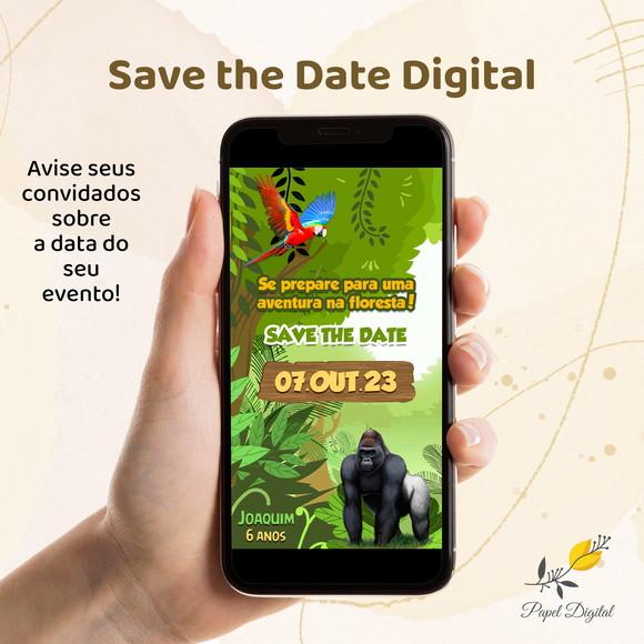 Save The Date Digital Floresta